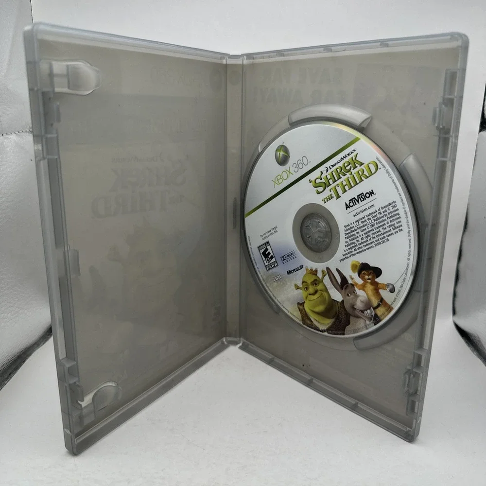 Shrek the Third Xbox 360 2007 Game & Case
